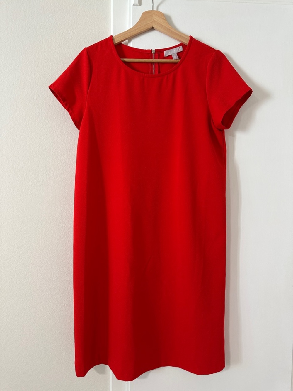 Chelsea28 Bold Red Short-Sleeve Mini Dress